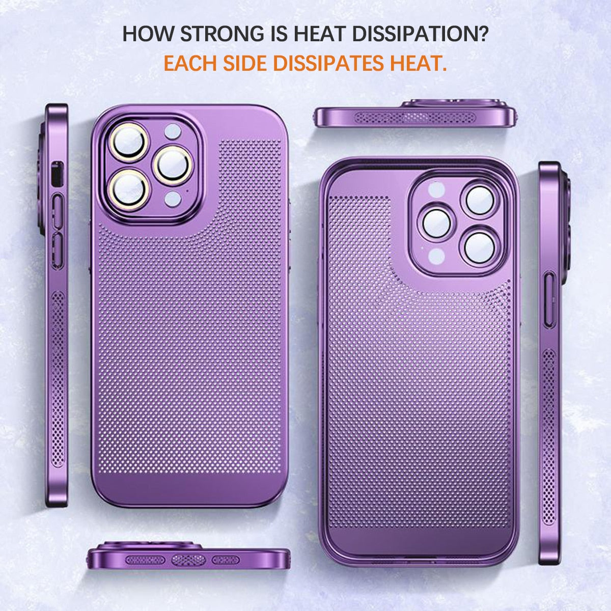 Luxury Electroplated Heat-Dissipating Phone Case from easy-cases.com