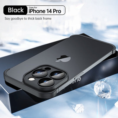 Corner Luxury Silicone Lens-Protective Case for iPhone