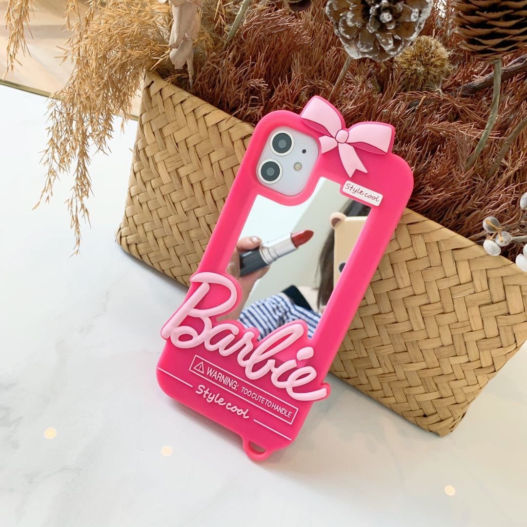 Barbie Cute Soft Mirror iPhone Case