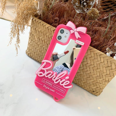 Barbie Cute Soft Mirror iPhone Case