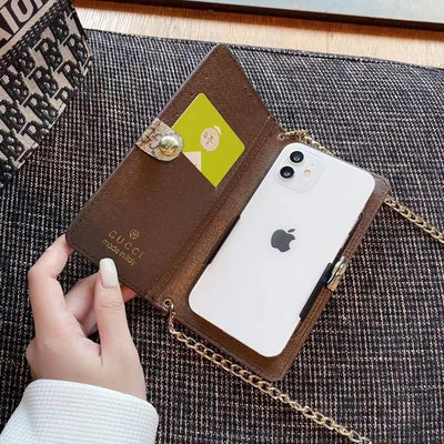 Gucci Luxury iPhone Case & Card Holde