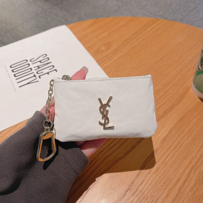 Luxury YL-Inspired Coin Pouches with Keychain