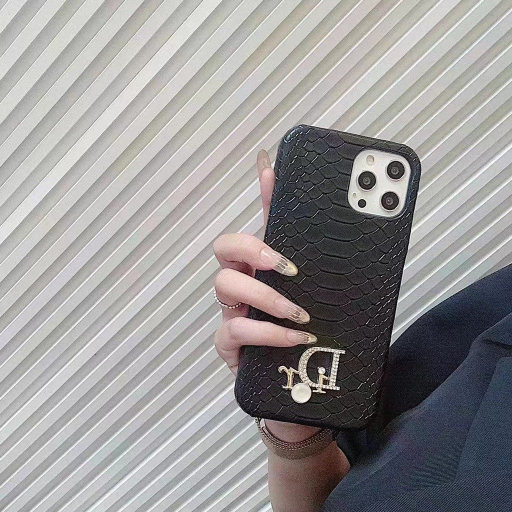 High-Quality iPhone Case with Elegant Serpent Detailing