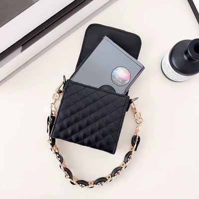 Luxury CC Phone Bag for Samsung Z Flip