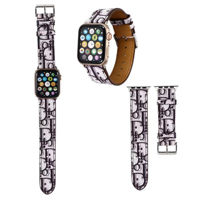 Chic Dior Apple Watch Band with adjustable fit