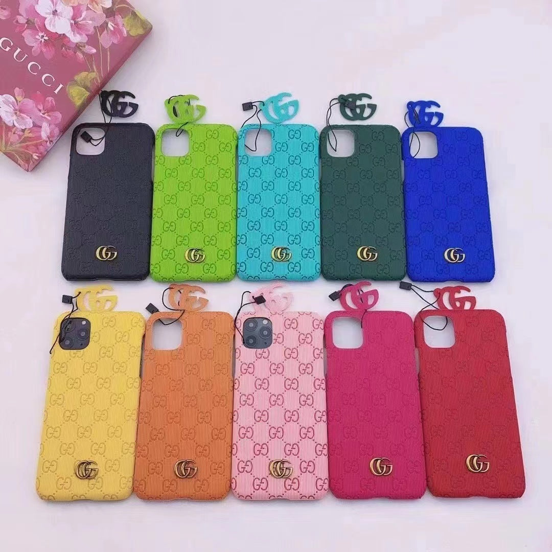 Vibrant Inspired Monogram Phone Cases with Bold Colors