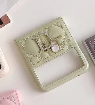 Elegant Christian Dior Phone Case for Samsung Z Flip