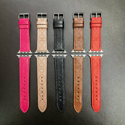 Luxury CC Apple Watch Band Strap