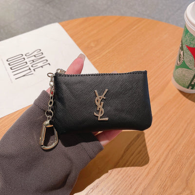 Luxury YL-Inspired Coin Pouches with Keychain