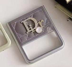 Elegant Christian Dior Phone Case for Samsung Z Flip
