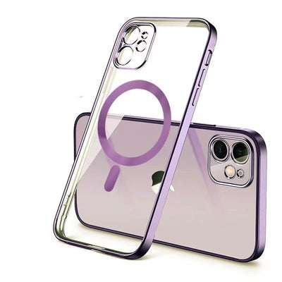Transparent Magnetic Charging TPU Protective Cover