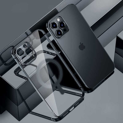 Transparent Magnetic Charging TPU Protective Cover