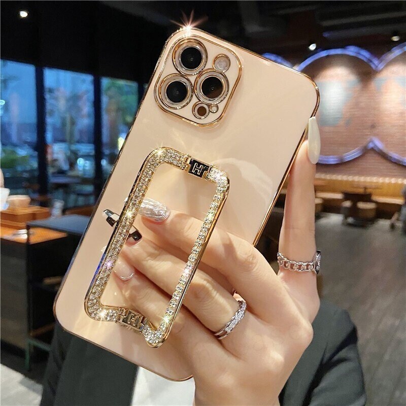 Square Holder Diamond iPhone Case | Easy Cases