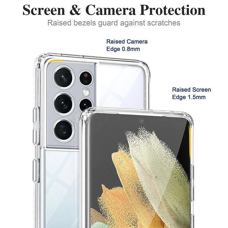Galaxy S22 Clear Silicone Case | Galaxy S22 Clear Case | Easy Cases