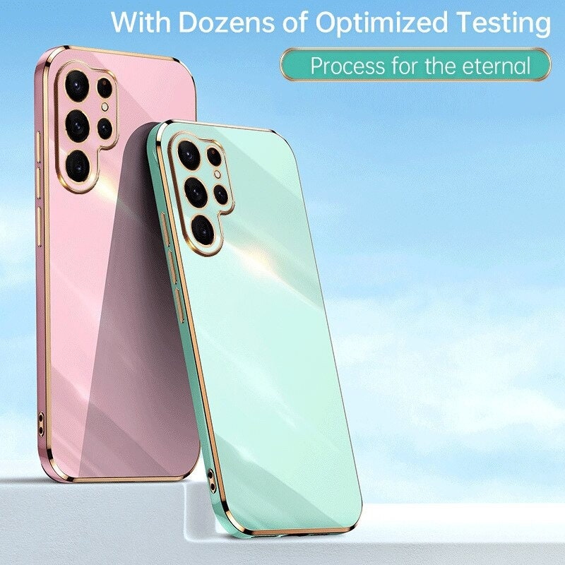 Samsung S22 Square Plating Case | Square Plating Case | Easy Cases