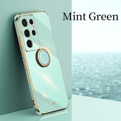 Samsung S22 Ring Holder Soft Cover 