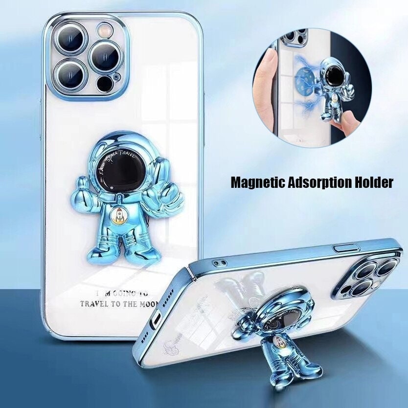 3D Astronaut Magnetic iPhone Case 