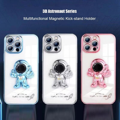 3D Astronaut Magnetic iPhone Case 