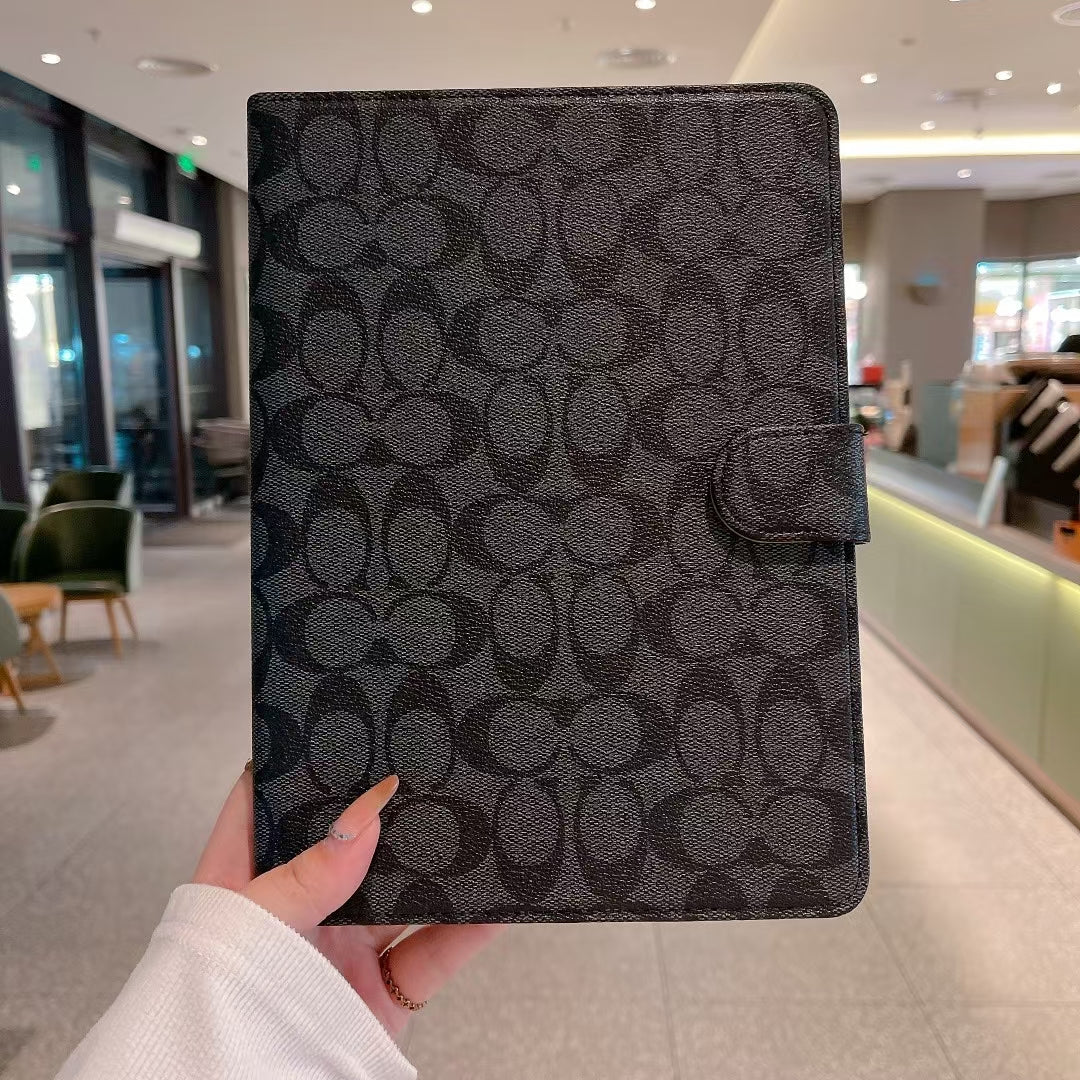 Luxury CO-Inspired Monogram iPad Folio Case