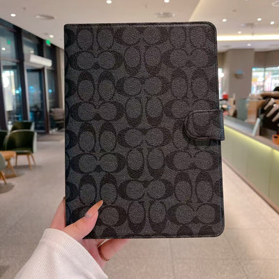 Luxury CO-Inspired Monogram iPad Folio Case