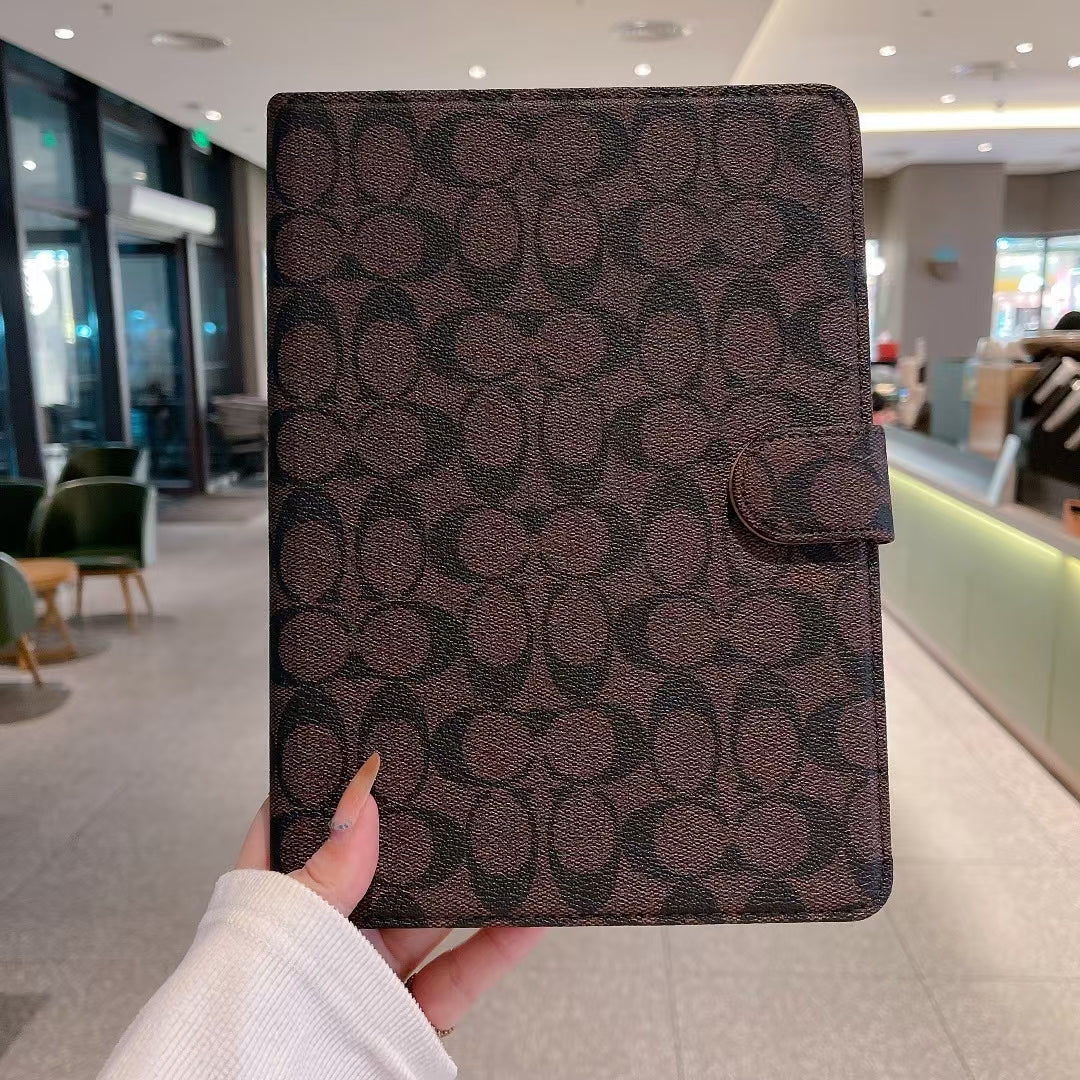 Luxury CO-Inspired Monogram iPad Folio Case