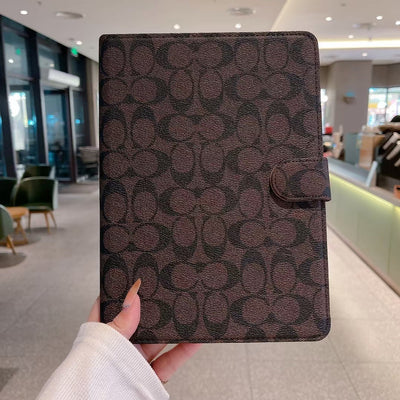 Luxury CO-Inspired Monogram iPad Folio Case