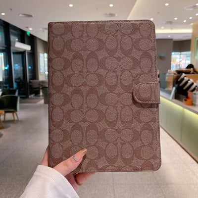 Luxury CO-Inspired Monogram iPad Folio Case