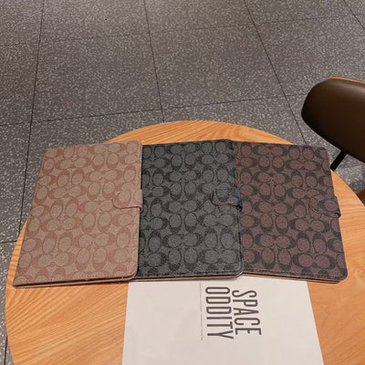 Luxury CO-Inspired Monogram iPad Folio Case