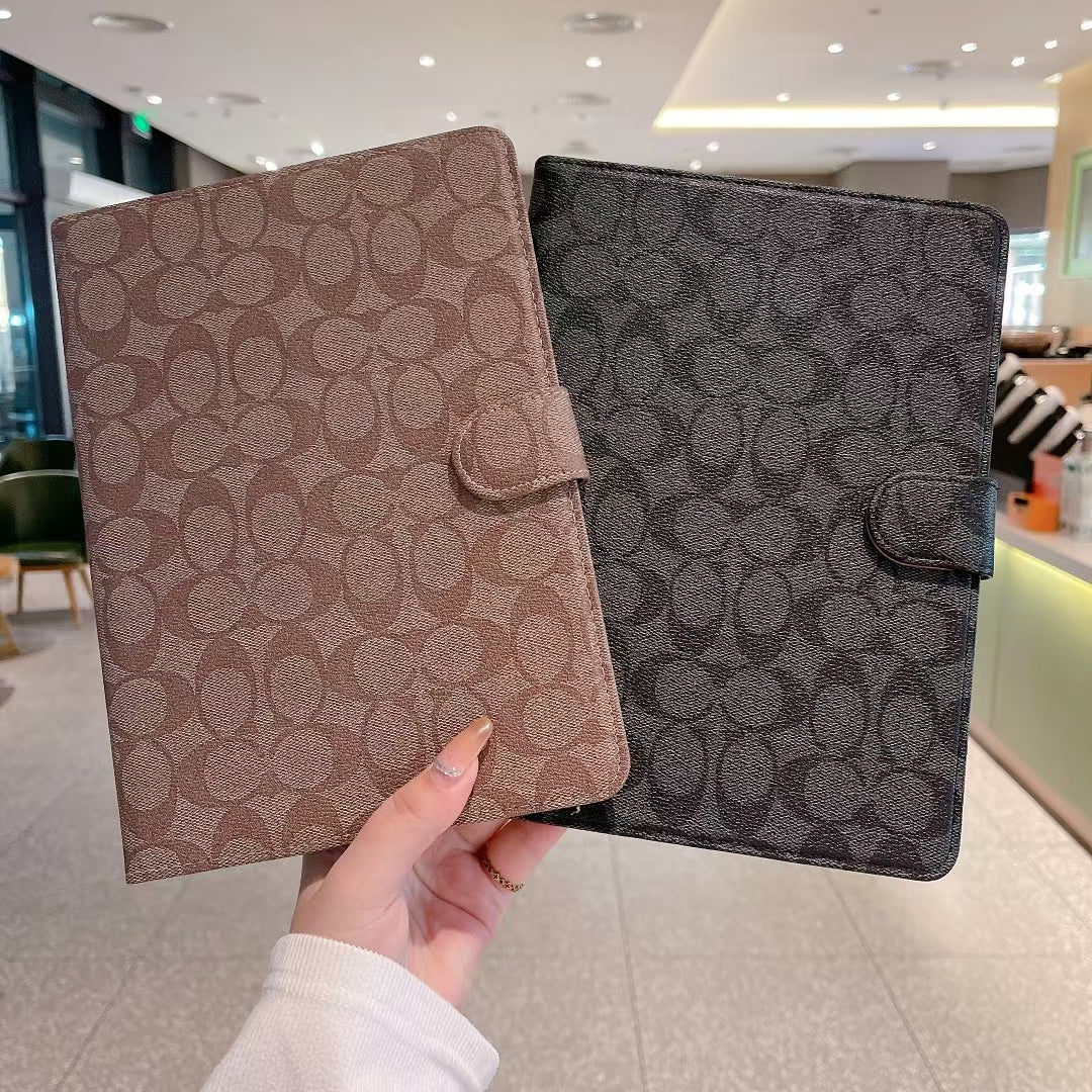 Luxury CO-Inspired Monogram iPad Folio Case