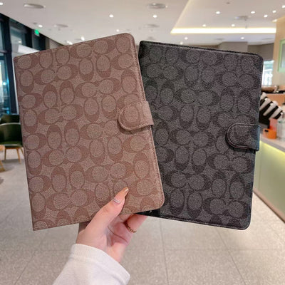 Luxury CO-Inspired Monogram iPad Folio Case